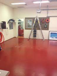 I Like The Red Tone Epoxy Epoxy Floor Car Garage Design Sponge