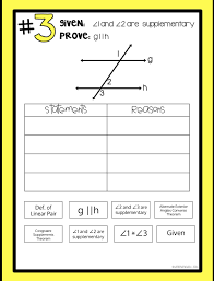Mrs Newell S Math Google Parallel And Perpendicular Lines Proofs Activity Teaching Geometry Geometry Proofs Geometry High School
