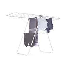 Features of a clothes hanger rack. Cross Winged Clothes Airer Kmart