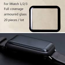 20 Pieces Lot Full Cover Ultrathin Tempered Glass Screen Protector Film For Apple Watch Series 1 2 3 For Size 38 42 Mm Tempered Glass Screen Protector Screen Protector Glass Screen Protector