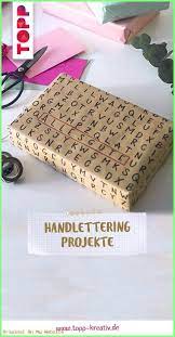 geschenkverpackung in unserem buch findest du handlettering anleitungen und inspiration fur geschenk papier cadeau original papier cadeau cadeau fait maison