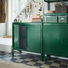 kolbjorn cabinet indoor outdoor green ikea in 2021 outdoor kitchen cabinets hallway furniture storage kitchen set cabinet