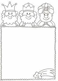 Carta Reyes Magos Para Colorear