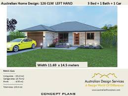 Our beautiful selection of 2 story house plans with 3 car garage or more garage stalls includes about fifty houses with big garage to choose from. 3 Bed House Plans Single Garage For Sale 126 M2 3 Etsy