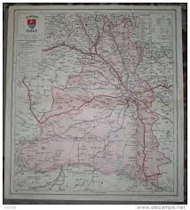 Multimaps maps of the world in 3 different platforms. Geographical Maps Romania Harta Judetului Dolj 1935 41x45cm