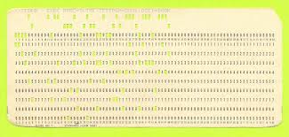 Did you scroll all this way to get facts about punch card? Punched Card