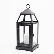 3 way switch featuring a night light.maximum of 60 watt bulb, with 6 watt nightlight. Richland Black Contemporary Metal Lantern With Clear Glasses Small Quick Candles