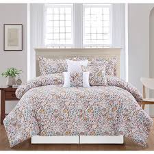 7 piece marma ruffle & patchwork clearance bedding comforter set fade resistant, wrinkle free, no ironing necessary, super soft, all sizes queen king calking (cal.king, gray/black). Bed Comforters Bedding Sets In King Queen Twin Full Boscov S