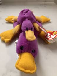 Pattie The Platypus Beanie Baby With Mcdonald S Teenie Beanie Mint Condition Ebay Baby Beanie Original Beanie Babies Baby Platypus