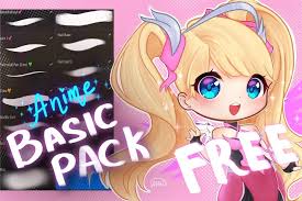 Free Anime Brushset Procreate Brushes Free Free Brush Free Anime