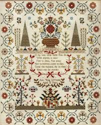 It is not a kit or a completed project. Ann Tong Uffindell 1835 Cross Stitch Pattern By Hands Across The Sea Samplers