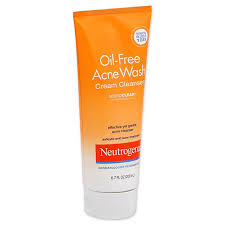 Neutrogena oil free acne wash. Neutrogena 6 7 Oz Oil Free Acne Wash Cream Cleanser Bed Bath Beyond