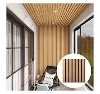 China Factory OEM 3D Wood Slat Acoustic Panels for Wall and Ceiling 3D  Fluted Sound Absorbing Panel With Wood Finish