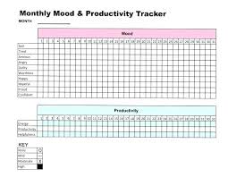 63 Punctual Mood Journal Template