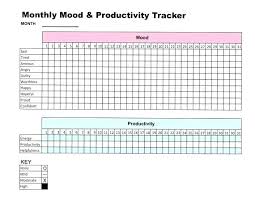 63 punctual mood journal template