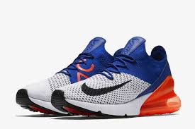 Nike Air Max 270 Junior Black And Blue Flyknit Edition Nike Air Max 270 In Two Colorways Eu Kicks Sneaker Magazine Nike Air Max Nike Air Chaussure Francaise