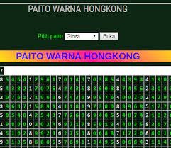Paito Warna Hongkong Data Warna Hongkong Warna