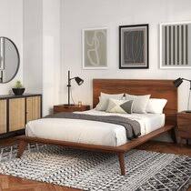 Add a touch of elegance with a modern finish, with our mirrored furniture sets. Modern Wood Bedroom Sets Allmodern