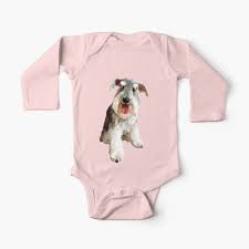 Welcome george to our family! Standard Schnauzer Long Sleeve Baby One Piece Redbubble