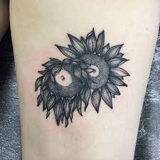 An outlined sunflower tattoo is an outstanding choice of many women. 20 Warm Sunflower Tattoo Designs Tattoos Era