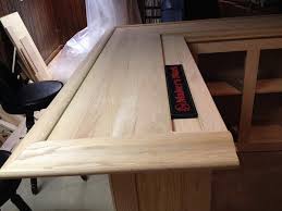Create with confidence with diy project ideas and free woodworking plans. Unfinished Home Oak Bar Top Diy Home Bar Home Bar Plans Building A Home Bar
