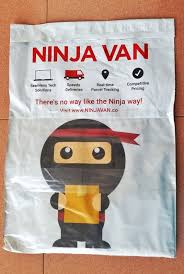 Flexible delivery timing and location busy during the day? Gostan Sikit Ninja Van Cute Logo With The Cutest Rider Ever Seen