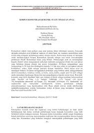 Maybe you would like to learn more about one of these? Pdf Korpus Komunikasi Quranik Suatu Tinjauan Awal