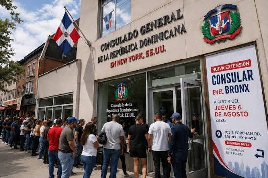 El Consulado Dominicano abrirá una nueva oficina consular en el Bronx, New York NUEVA YORK — El Consulado General de la República Dominicana en Nueva York ha anunciado la apertura de una