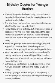 Happy birthday caption for little brother. Birthday Quotes For Younger Brother Brother Birthday Quotes Brother Quotes Birthday Caption For Brother