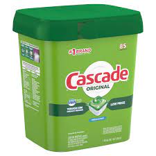 Similar to the cascade complete actionpacs detergent, this premium pod detergent has power boosters that will give your dishes a powerful and complete clean. Cascade Original Dishwasher Pods Actionpacs Dishwasher Detergent Tabs Fresh Scent 85 Count Walmart Com Walmart Com