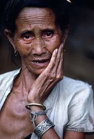 Elderly Woan in Laos