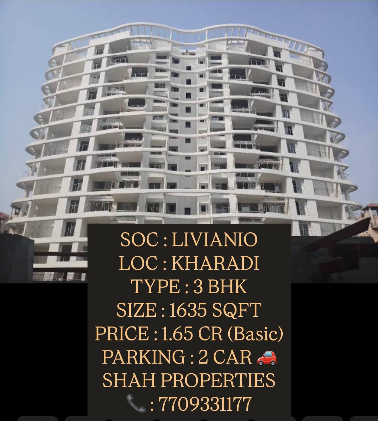 3 BHk for sale in Livianio Kharadi product image