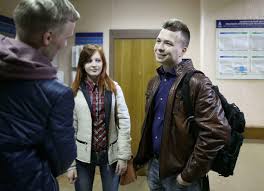 On sunday belarus forcibly landed a ryanair plane flying from athens to vilnius and arrested the opposition blogger roman protasevich and his girlfriend, who were on board. 6b2pjwjzmbba9m
