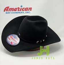 American Hat Co Felt 7x Black 4 1 4 Brim Jobes Hats