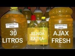 30 litros ajax fresh youtube como limpar aluminio lixeiras reciclaveis detergente liquido caseiro
