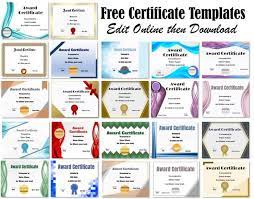 Make it more memorable for them by using our free graduation certificate template. Free Certificate Templates Edit Online Print At Home Instant Download