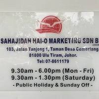 We did not find results for: Hai O Johor Bahru Johor