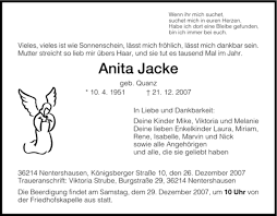 Boshaft für zwangsjacke, die lange zeit in der psychiatrie zur fixierung von patienten eingesetzt wurde. Traueranzeigen Von Anita Jacke Trauer Hna De