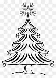 Christmas Tree Clipart Black And White Transparent Png Clipart Images Free Download Clipartmax
