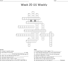 This weekly digest contains a lot of interesting and inspiring articles, videos, tweets, podcasts, and designs i consumed during this week. Week 20 Ss Weekly Crossword Wordmint