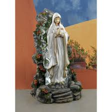4.5 out of 5 stars. Design Toscano Blessed Virgin Mary Illuminated Garden Grotto Statue Reviews Wayfair