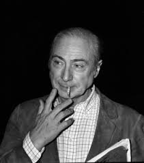 Image of THE WRITER IRVING WALLACE IN VENICE