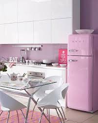 Pink Style Smeg Design Smegdesign Style 50s Retro Retrostyle Smeg50style Inspiration Home Retro Kitchen Contemporary Kitchen Design Smeg Kitchen