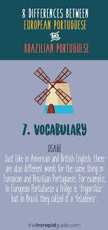 8 Surprising Differences Between Brazilian Portuguese And Portugal Portuguese The Intrepid Guide Brazilian Portuguese Learn To Speak Portuguese How To Speak Portuguese