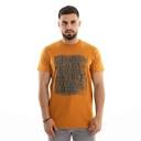 تیشرت طرح دار خردلی مردانه کانی راش - فروشگاه اینترنتی چیبو کالا