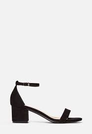 noura heeled sandal in black get great deals at justfab