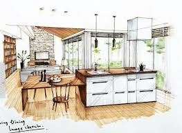 Epingle Par Dylan Chung Sur Not Only Architectural Sketches Amenagement Maison Croquis Maison Decoration Interieure Cuisine