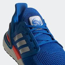 The flexible outsole works with the responsive midsole cushioning for a smooth stride. Adidas Ultraboost 20 Laufschuh Blau Adidas Switzerland
