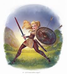 Trefle Rose Lagertha From Vikings C Jeremie Fleury Viking Character Viking Art Lagertha