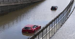 Including new driving laws for ontario. North Circular Closed First Pictures From The Scene As Ferrari Left Stranded In Flooded Carriageway Mylondon